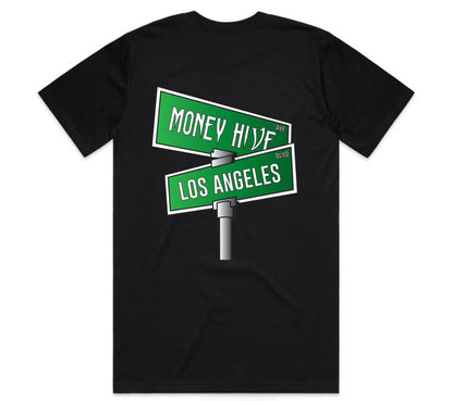 Money Hive LA Street Sign Tee