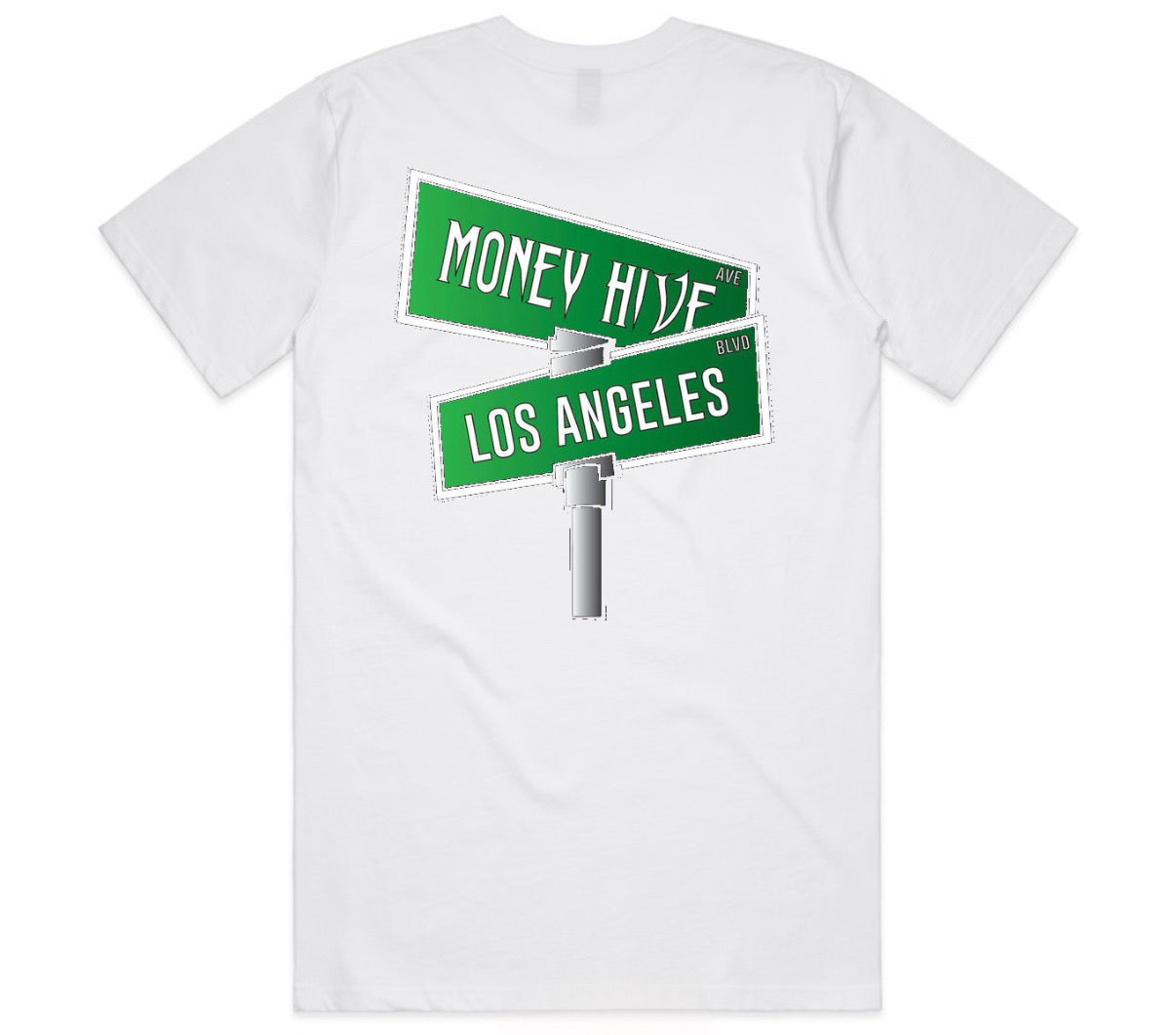 Money Hive LA Street Sign Tee